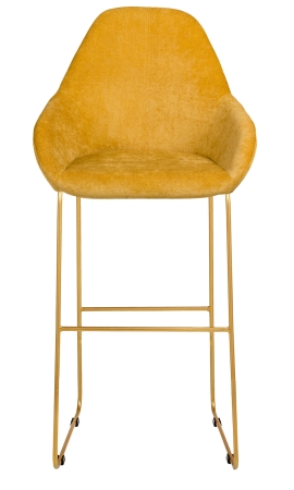 Кресло бар Kent Желт/Линк золото