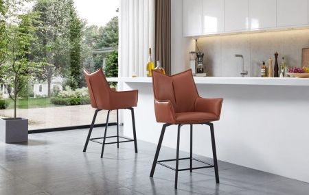 Стул полубарный SOHO коричневый