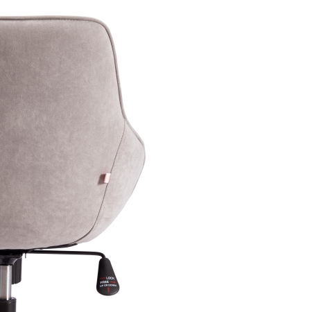 Кресло DUBLIN велюр Clermon, светло-серый