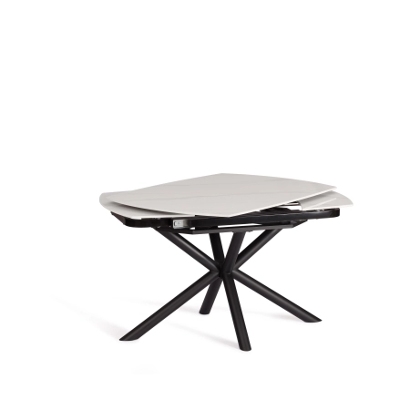 Стол обеденный Winston белый, металл и керамика, прямоугольная столешница