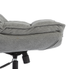 Кресло лаунж Reflex/Рефлекс с пуфом светло-серый