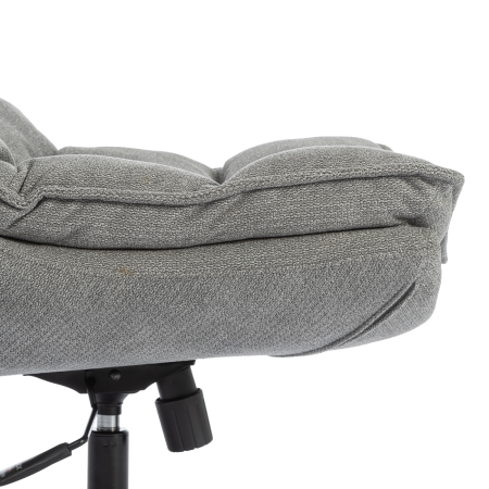 Кресло лаунж Reflex/Рефлекс с пуфом светло-серый