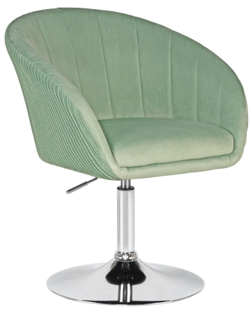 Кресло дизайнерское EDISON, мятный велюр (1922-8)