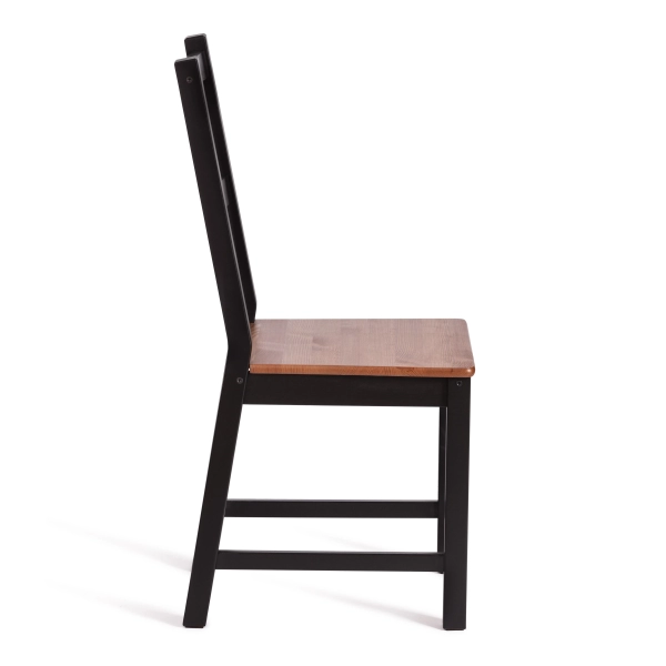 Стул Соната коричневый, дерево, твердое сиденье, без подлокотников Стул Соната коричневый, дерево, твердое сиденье, без подлокотников