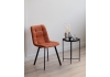 Стул на металлокаркасе Чилли терракотовый, черный