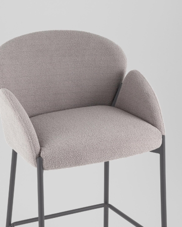 Стул барный Melia серый