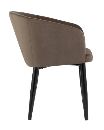 Кресло Ральф велюр коричневый