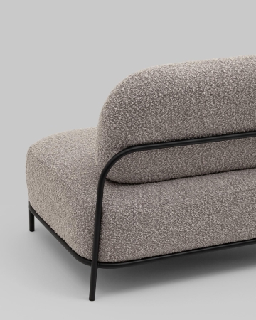 Диван Стоун new ткань букле серо-бежевый Диван Стоун new ткань букле серо-бежевый