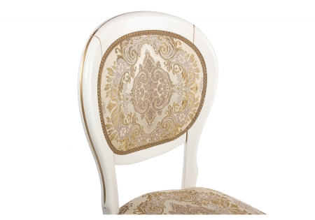 Стул деревянный Adriano молочный с патиной Стул деревянный Adriano молочный с патиной