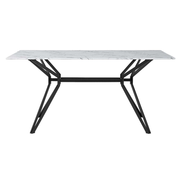 Стол MARBELLA FSD1943 белый мрамор FV2666