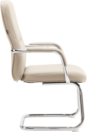Кресло для посетителей Vesta CF экокожа бежевый