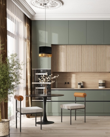 Стол Tulip D100 черный