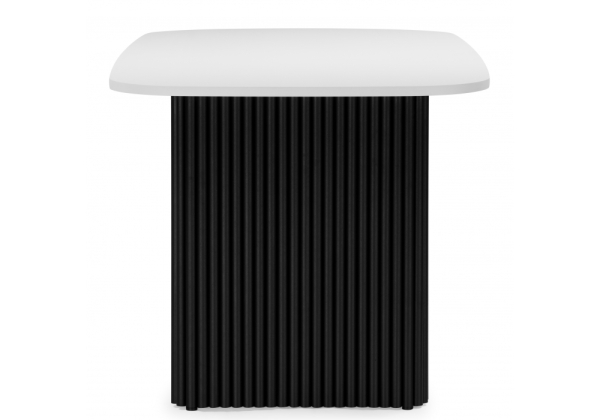 Стол деревянный Бавария B 160 х 90 белая пленка шагрень, черный Стол деревянный Бавария B 160 х 90 белая пленка шагрень, черный