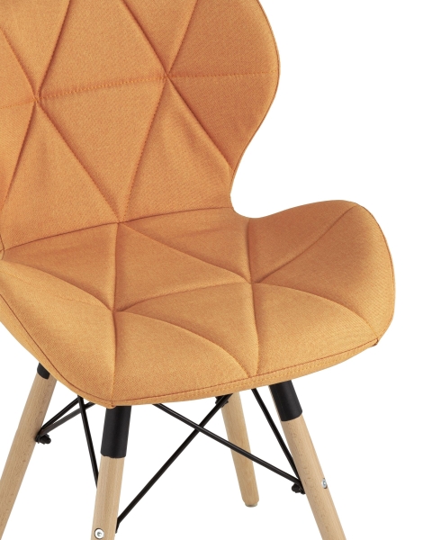 Стул Бон рогожка оранжевый