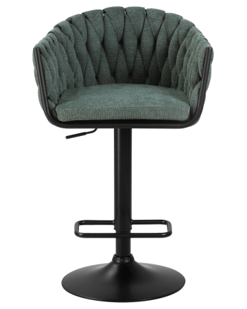Набор 2 шт Стул барный LEON, зеленая ткань (LAR 275-23)
