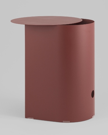 Журнальный столик Floire металл бордовый