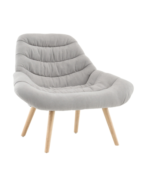 Кресло Олби Страйпс светло-серый