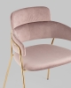 Стул Полин велюр розовый