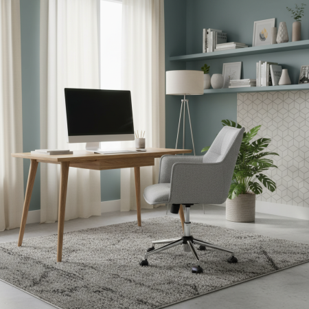 Кресло Lutz/Луц хром серый