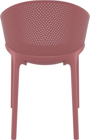 Кресло пластиковое Sky Pro марсаловое