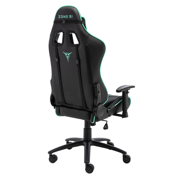 Кресло компьютерное игровое ZONE 51 GRAVITY черный-Cyan