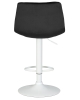 Стул барный TAILOR белый черный велюр MJ9-101