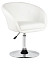 Кресло дизайнерское EDISON (белый)