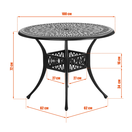 Комплект Secret De Maison Quartet/Квартет стол + 4 стула