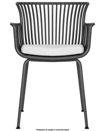 Набор 4 шт Стул обеденный ROSS, темно-серый (GR-04) без подушки