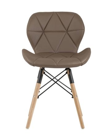 Стул Бон экокожа коричневый