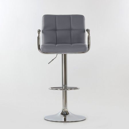 Барный стул Kruger Arm серый