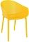 Кресло пластиковое Siesta Contract Sky желтое