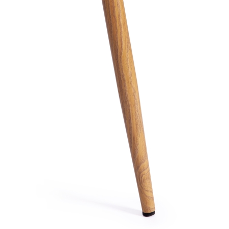 Стул BREEZE (mod. 4724) вельвет и металл, 44х53х87 см, зеленый и натуральный