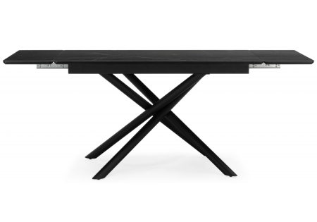 Керамический стол Мэриан 140(200)х80 shakespeare black, черный