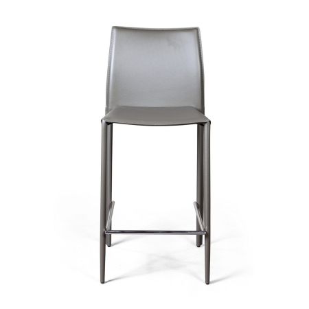 Стул полубарный Rolf кожа тауп