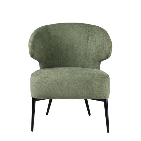 Кресло Робби букле зеленый MOSS 615