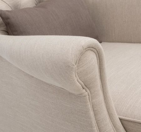 Кресло Винтаж серая ткань