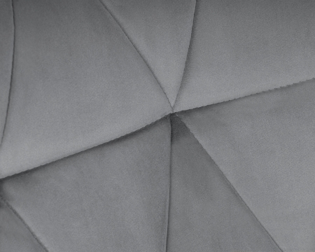 Стул барный BARNY черный, серый велюр MJ9-75