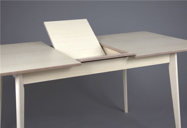 Раздвижной стол Рэй 120 беленый дуб