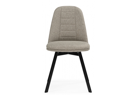 Стул на металлокаркасе Texas 2 латте поворотный, черный