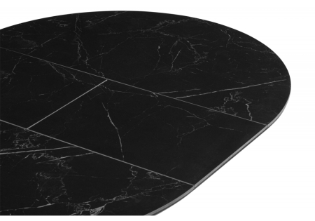 Керамический стол Трейси 90 shakespeare black, черный