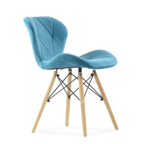 Стул Perfecto бирюзовый велюр
