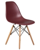 Стул обеденный DSW ножки светлый бук, сливовый R-13