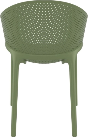 Кресло пластиковое Sky Pro оливковое