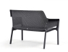 Диван пластиковый Net Bench черный Диван пластиковый Net Bench черный