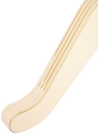 Стол "Фабрицио-1" раздвижной D 820 тон 10 слоновая кость RAL 1015 + патина золото