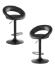 Набор 2 шт Стул барный MIRA BLACK, черный