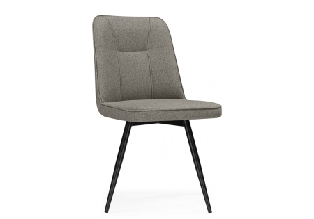 Стул на металлокаркасе Texas 3 поворотный светло-серый, черный