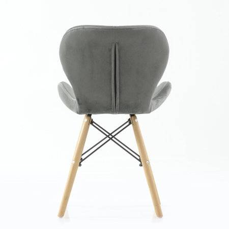 Стул Perfecto темно-серый велюр