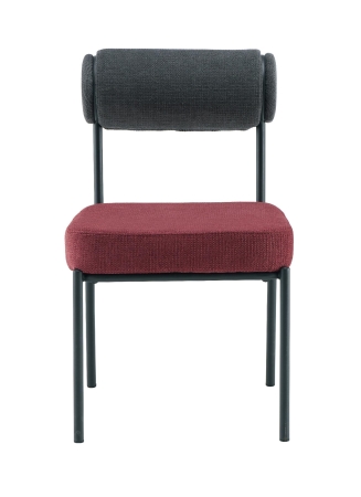 Стул обеденный Ponpoun темно-серый бордо